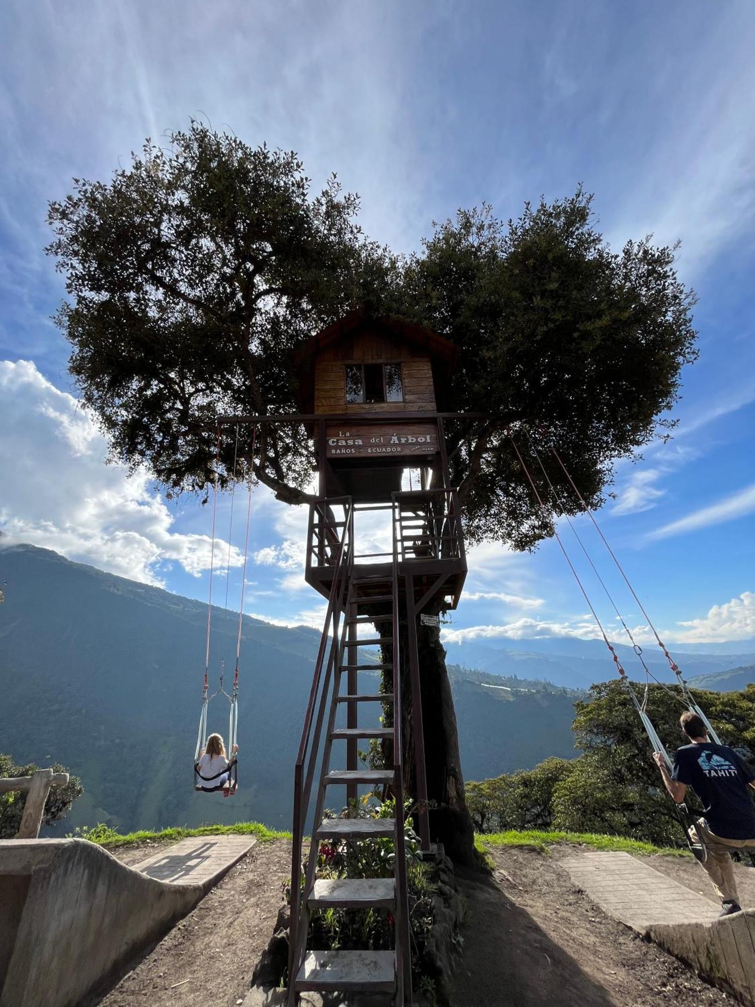 Premium Holiday Cabin - Spectacular Tungurahua Volcano View Baños Exteriér fotografie